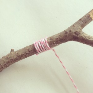 Adding string to stick