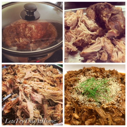 Pulled pork stages